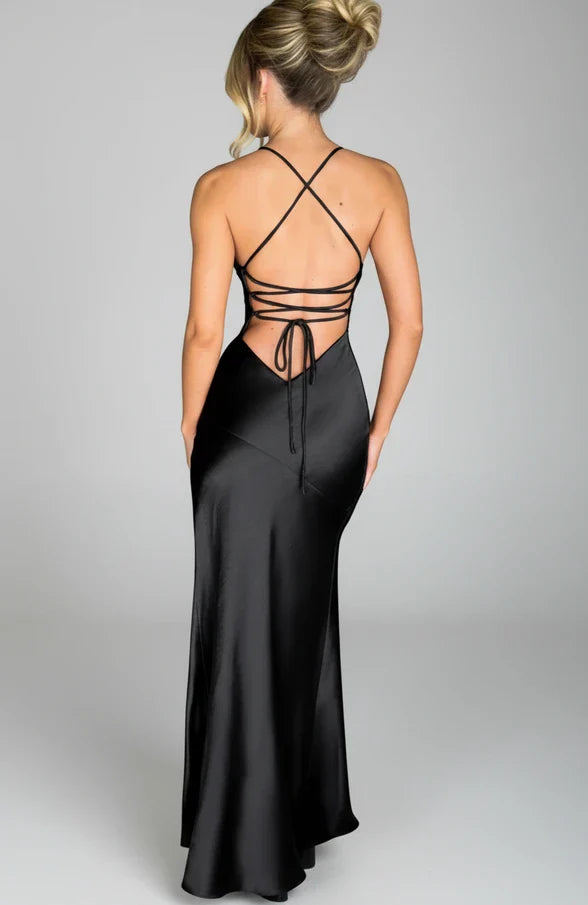 Elegant V Neck Summer Maxi Dress