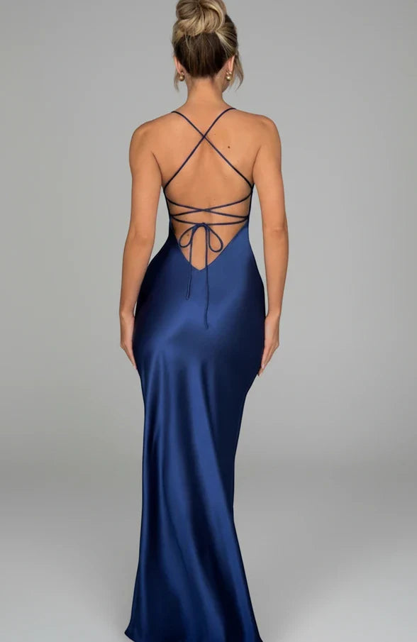 Elegant V Neck Summer Maxi Dress