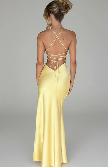 Elegant V Neck Summer Maxi Dress