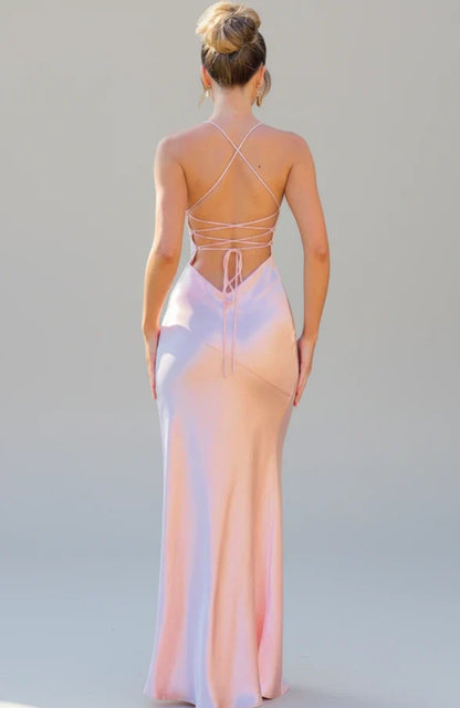 Elegant V Neck Summer Maxi Dress