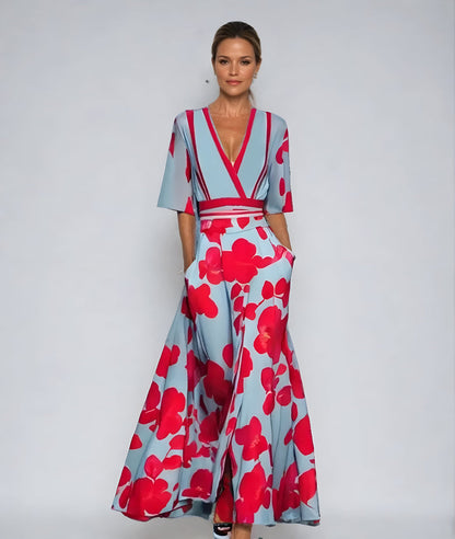 Chic Floral Maxi Dress