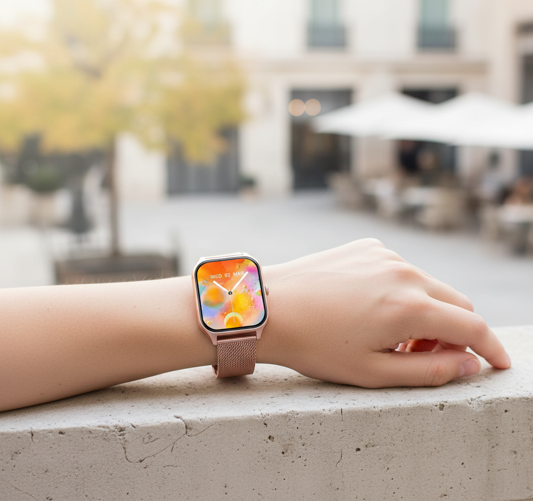 Sleek GPS Fitness Smart Watch - Pexav
