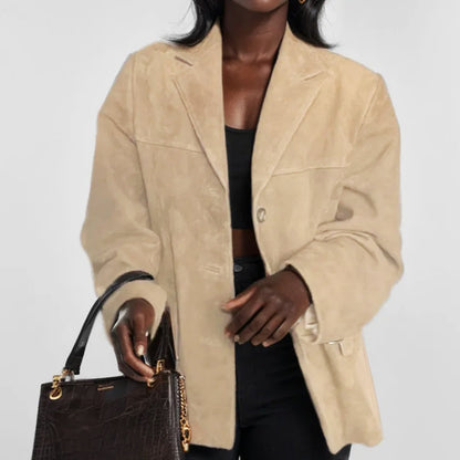 Casual Fit Open Front Blazer Jacket