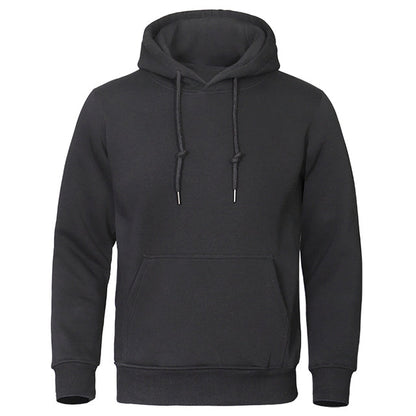 Relaxed Fit Mens Hooded Sweatshirt