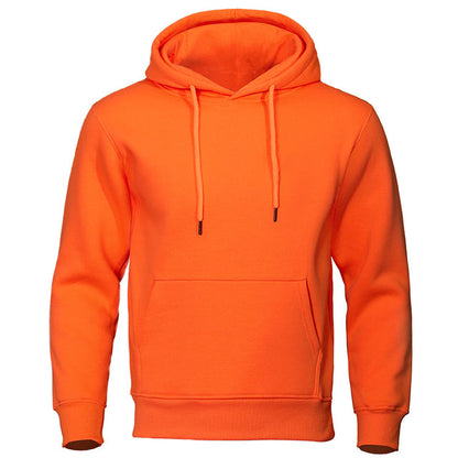 Relaxed Fit Mens Hooded Sweatshirt