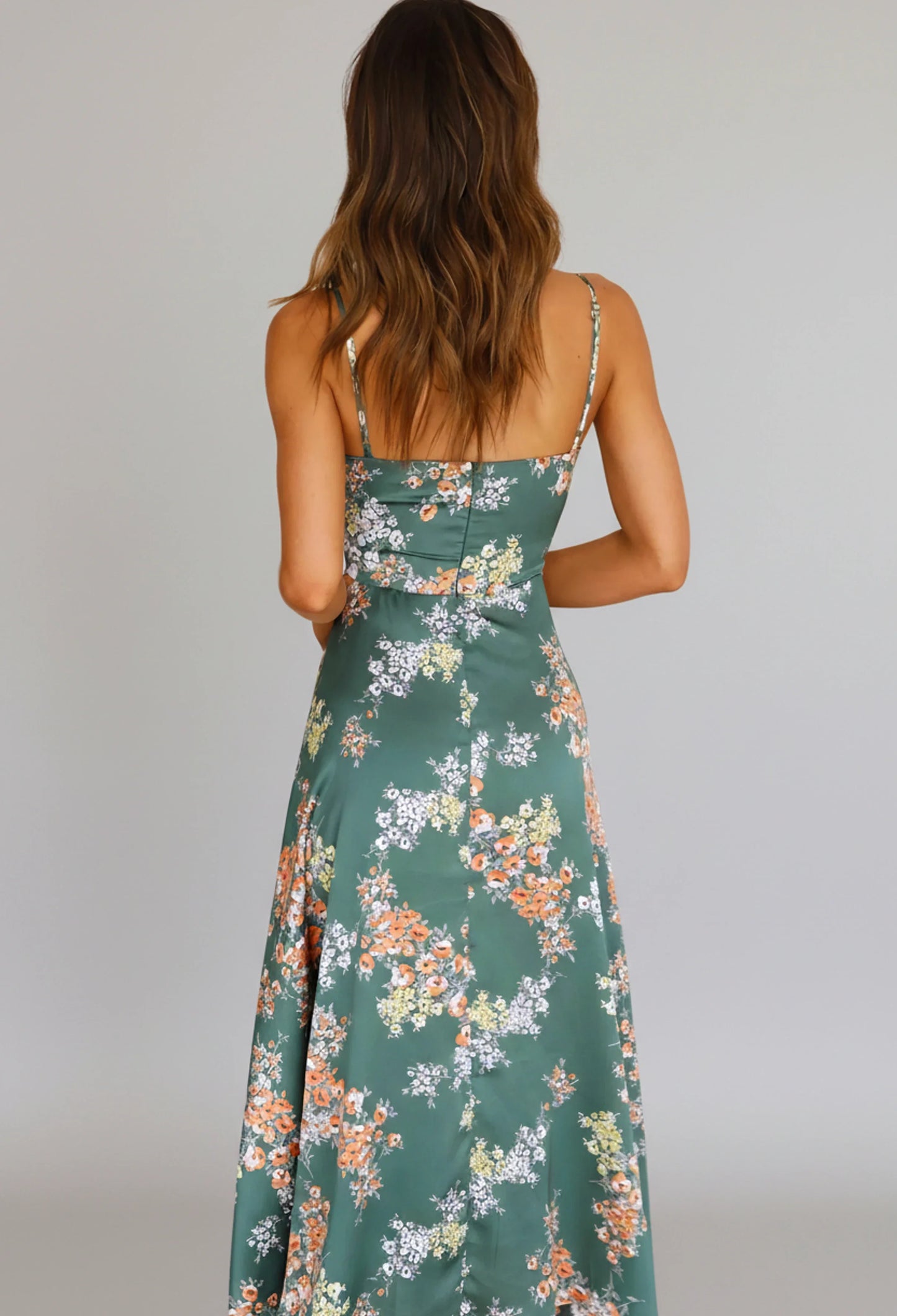 Thin Strap Casual Midi Dress for Ladies