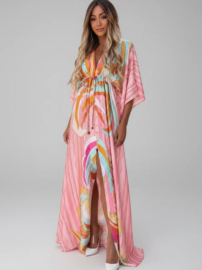 Elegant High Low Maxi Dress for Ladies - Olytrend