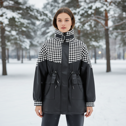 Fashionable Zip Up Windbreaker Jacket - Pexav