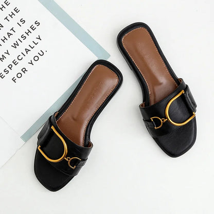 Flat Comfortable Slip On Sandals for Women
