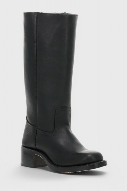 Ladies High Heel Leather Boots