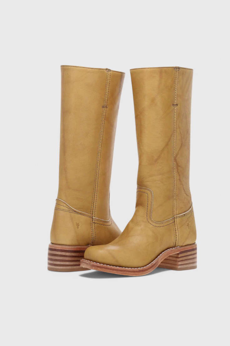 Ladies High Heel Leather Boots