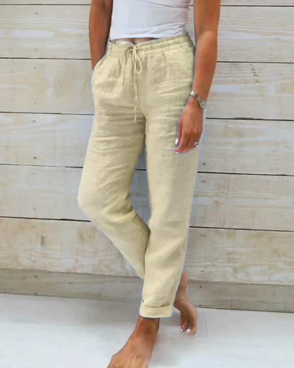 Relaxed Fit Women's Summer Pants