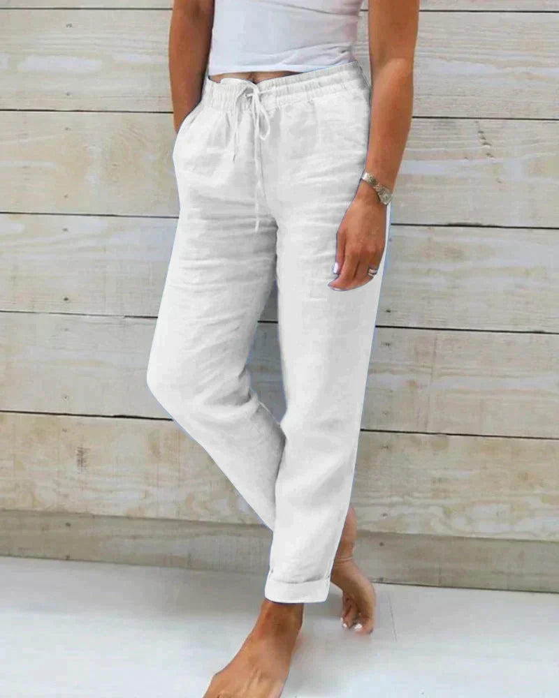 Relaxed Fit Summer Trousers for Ladies