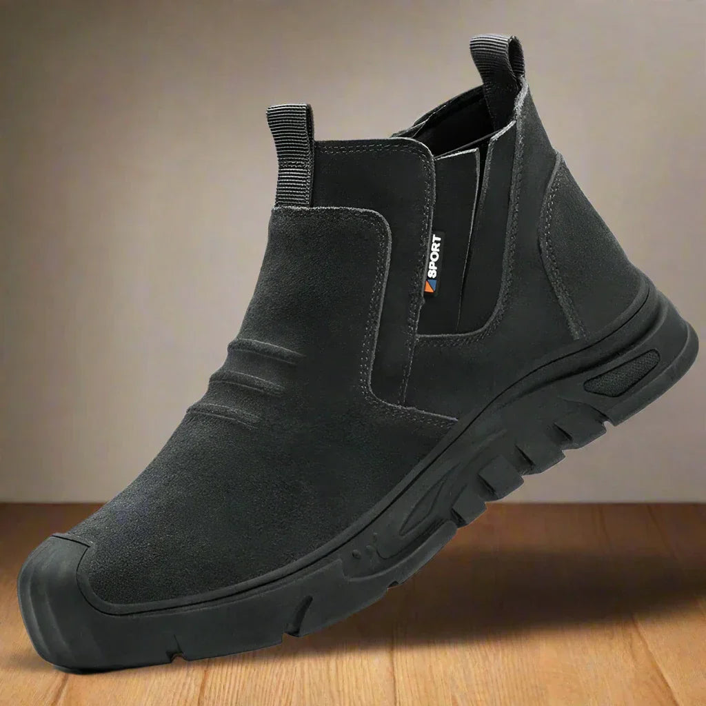 Men's Slip On Boots Comfortable Elastic Sides