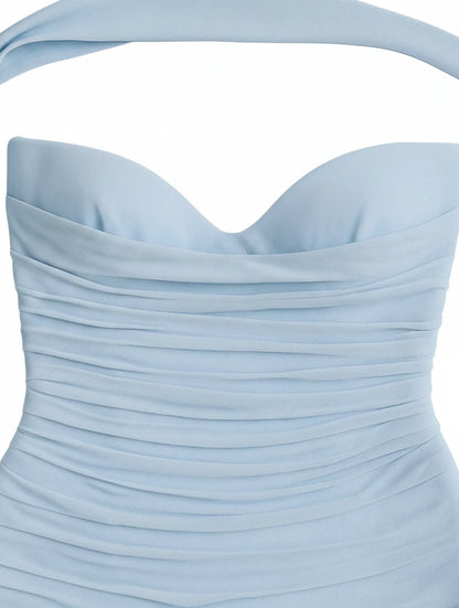Sleeveless Fitted Long Evening Dress for Women