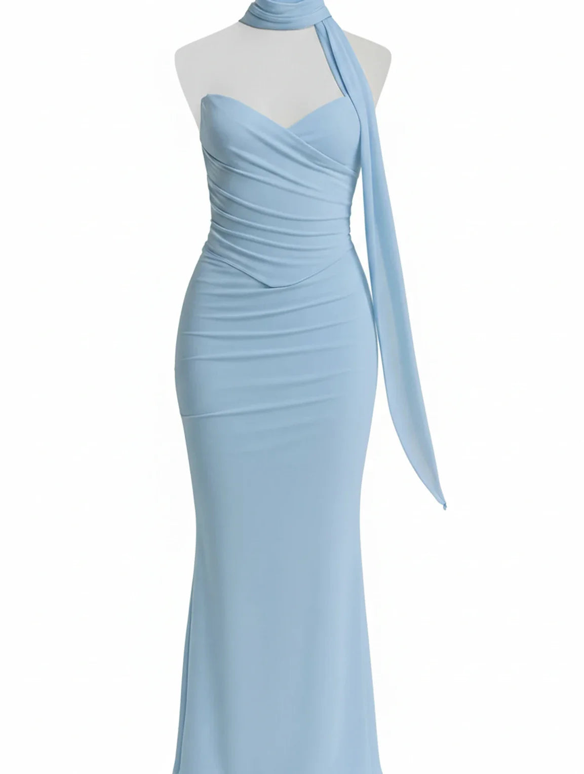 Sleeveless Fitted Long Evening Dress for Women