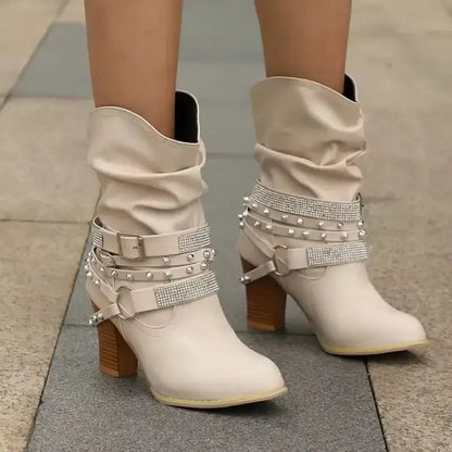 Sparkling Ankle Boots for Women - Glam & Comfy