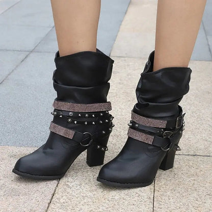 Sparkling Ankle Boots for Women - Glam & Comfy