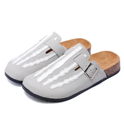 Classic Brown Leather Clogs for Men