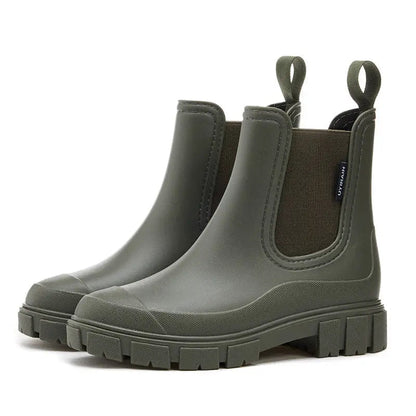 Fashionable Women's Ankle Boots - Chic Waterproof Shoes