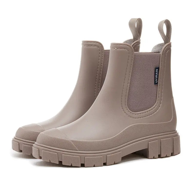 Fashionable Women's Ankle Boots - Chic Waterproof Shoes