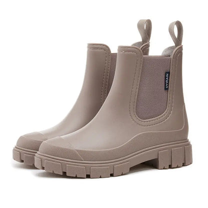 Fashionable Women's Ankle Boots - Chic Waterproof Shoes