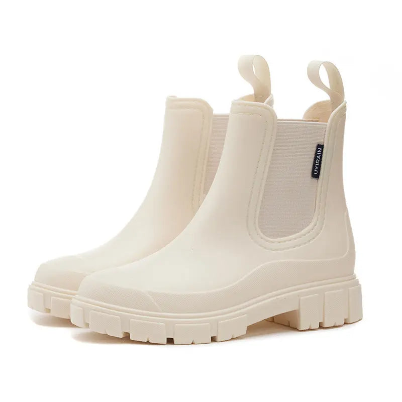 Fashionable Women's Ankle Boots - Chic Waterproof Shoes
