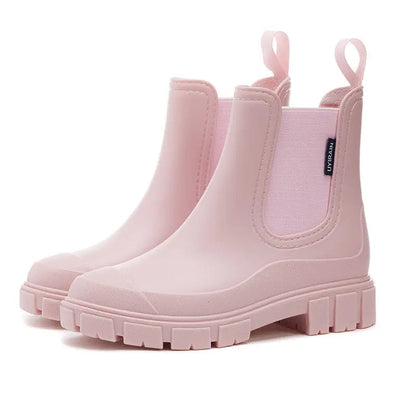 Fashionable Women's Ankle Boots - Chic Waterproof Shoes