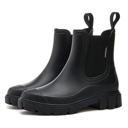 Fashionable Women's Ankle Boots - Chic Waterproof Shoes