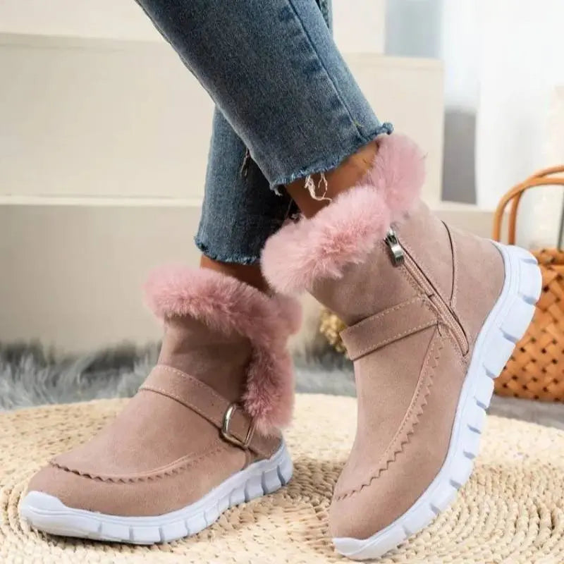 Warm and Chic Ladies Winter Boots