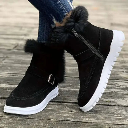 Warm and Chic Ladies Winter Boots