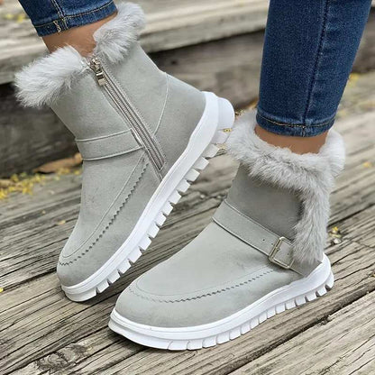 Warm and Chic Ladies Winter Boots