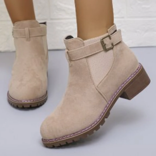 Soft Leather Ankle Boots for Women - Nocini