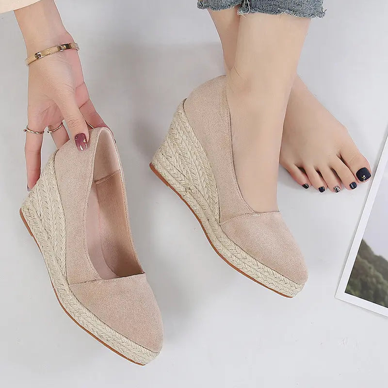 Luxurious Suede High Heel Shoes for Women