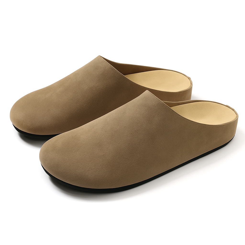 Luxurious Suede Clogs for Women - Elegant Slip On Shoes
