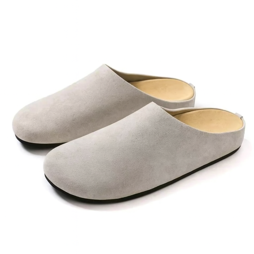 Luxurious Suede Clogs for Women - Elegant Slip On Shoes