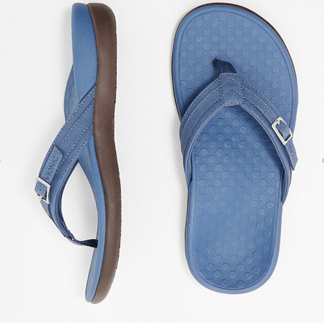 Contoured Flat Sandals for Women - Comfortable Arch Support
