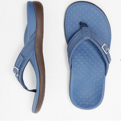 Contoured Flat Sandals for Women - Comfortable Arch Support