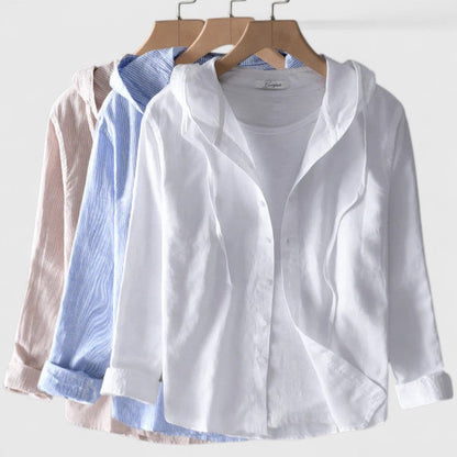 Chic Hooded Women's Blouse - Olytrend