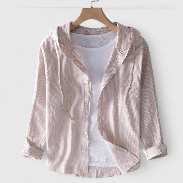 Chic Hooded Women's Blouse