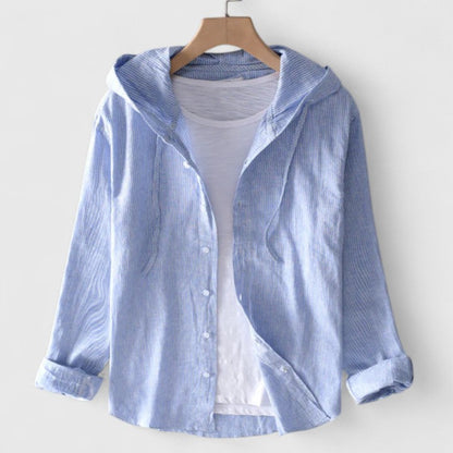 Chic Hooded Women's Blouse