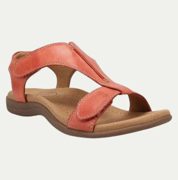 Comfortable Womens Leather Flip Flop Sandals - Nocini