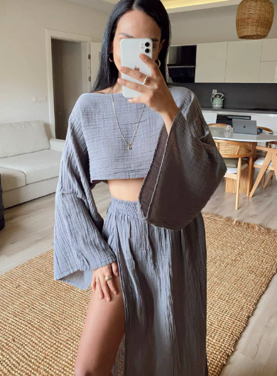 Lightweight Cotton 2-Piece Outfit Set