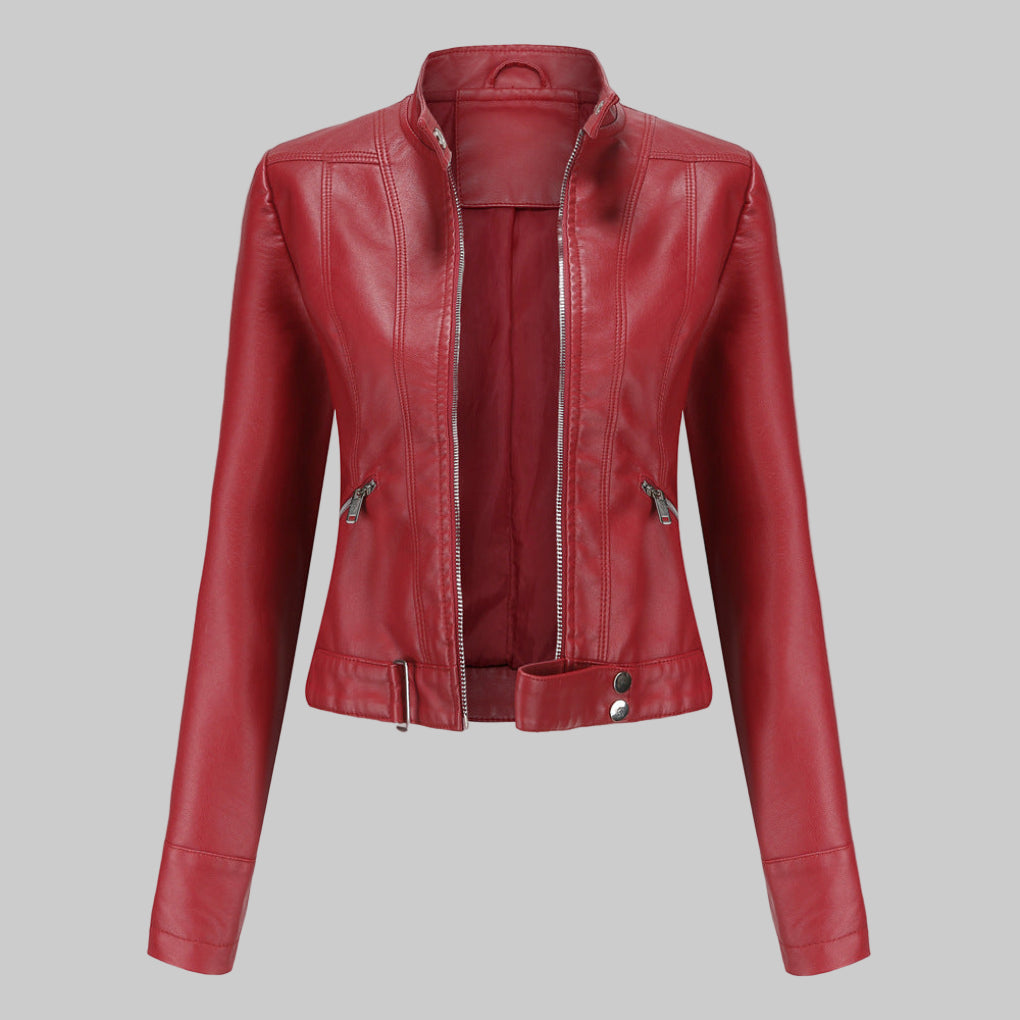 Classic Biker Leather Jacket