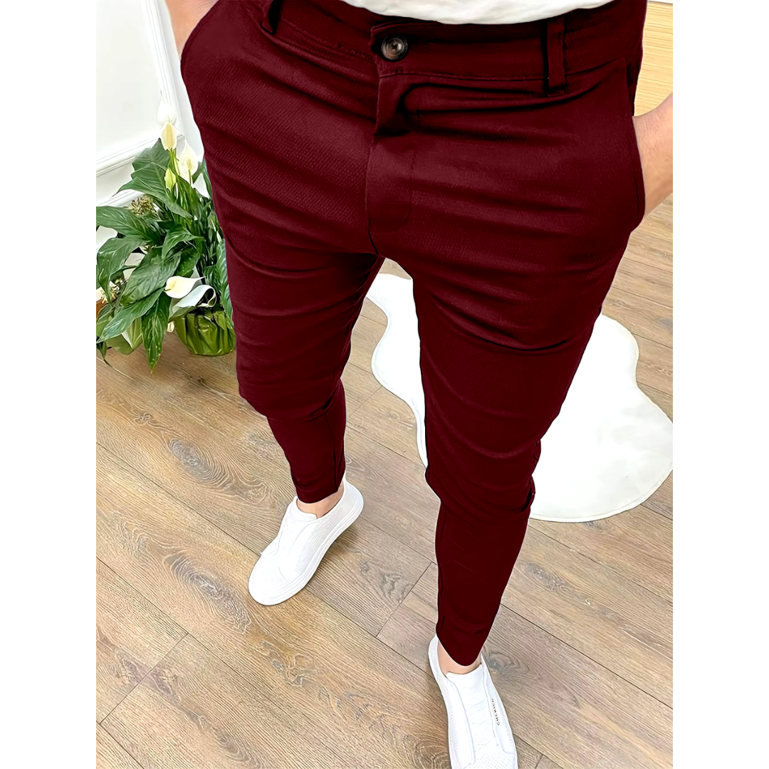 Men's Slim Fit Stretch Dress Pants