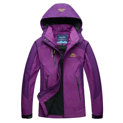 Waterproof Women's Rain Coat with Adjustable Hood
