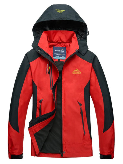 Waterproof Women's Rain Coat with Adjustable Hood