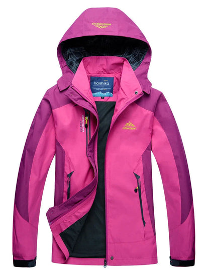 Waterproof Women's Rain Coat with Adjustable Hood