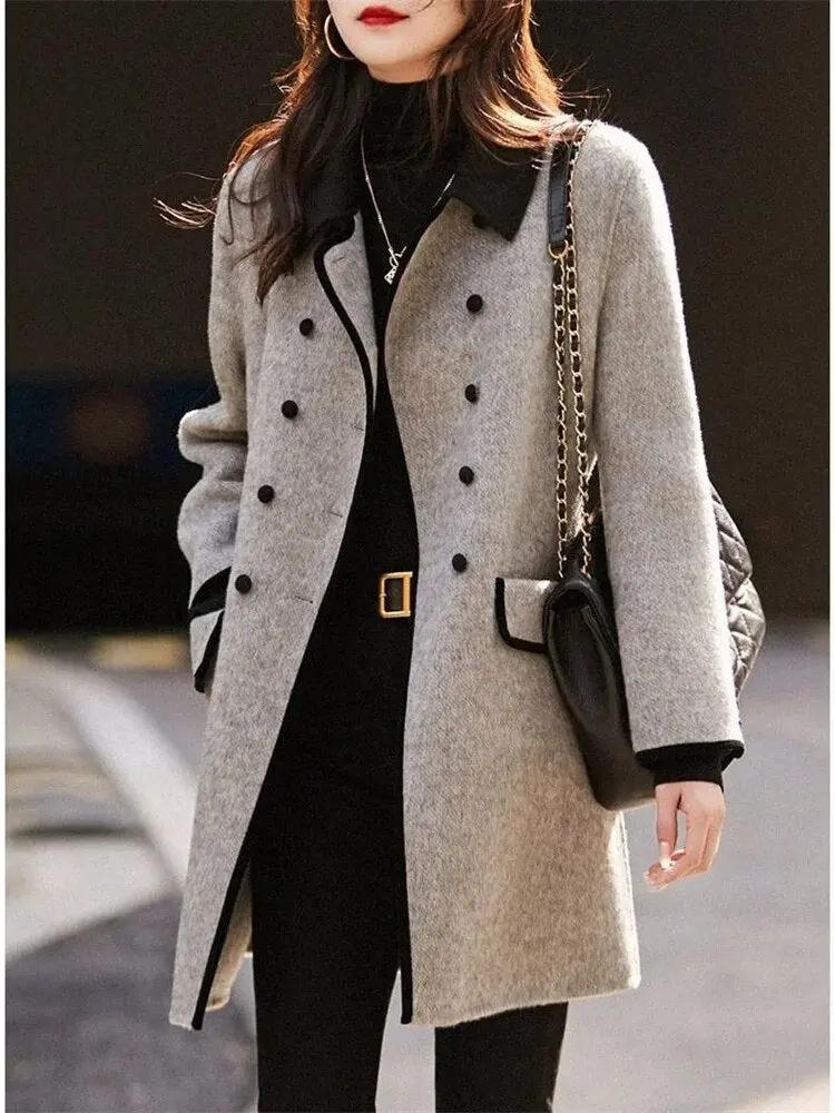 Fit Grey Ladies Winter Coat - Classic & Chic - Nocini