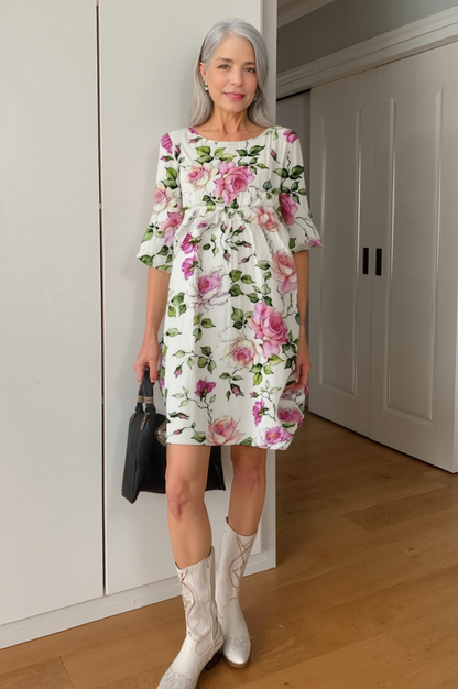 Classic Little Black Day Dress for Women